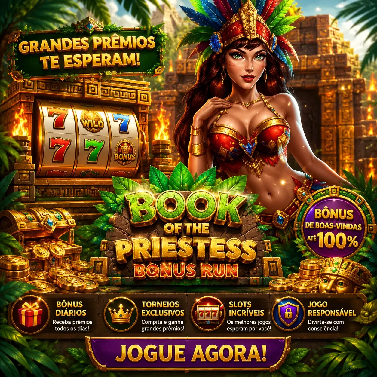 Explorando BookOfThePriestess: Um Mergulho no Mundo de 4Xbet